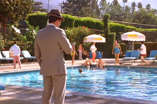 Don't be fooled, this is just a scene from a TV show set in the '60s! And Don Draper was generally pretty miserable and a broken man! And his big epiphany at the end wasn't even SET in LA; that was up in Big Sur! And you can't afford to live there.